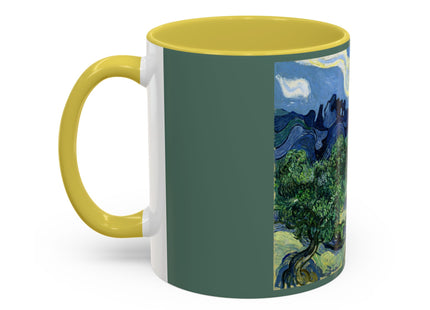 Olive Trees by Vincent Van Gogh Colorful Mugs (11oz, 15oz)
