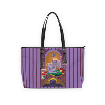 February & Amethyst (from the Gem Series) by Sofia Chiostri PU Leather Shoulder Bag