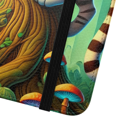 🐅🌿 Silent Stripes Flip Case – Stealth, Grace & Enchanted Forest