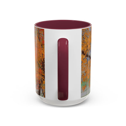 Autumn leaves by Edward Okuń Colorful Mugs (11oz, 15oz)