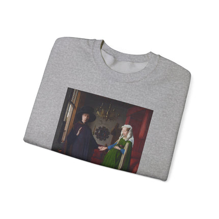 Arnolfini Portrait by Jan Van Eyck Heavy Blend™ Crewneck Sweatshirt