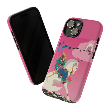 Samurai Princess on the White Steed Phone Case – Epic Grace & Mythic Power