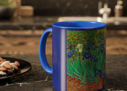 Irises by Vincent Van Gogh Colorful Mugs (11oz, 15oz)