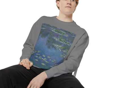 Water Lilies by Claude Monet Unisex Garment-Dyed Sweatshirt