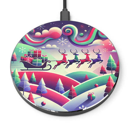 Festive Reindeer Flight Wireless Charger