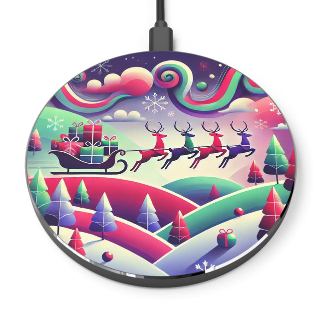 Festive Reindeer Flight Wireless Charger