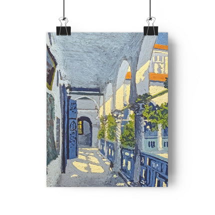 Gallery of a Moroccan Riad by George Gaudion Giclée Art Print