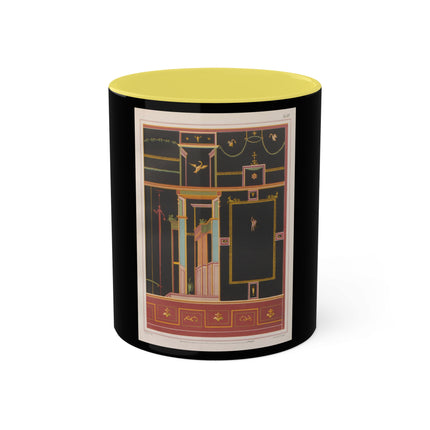 Pompeii Walls Pl.04 by Victor Steeger Colorful Mugs, 11oz