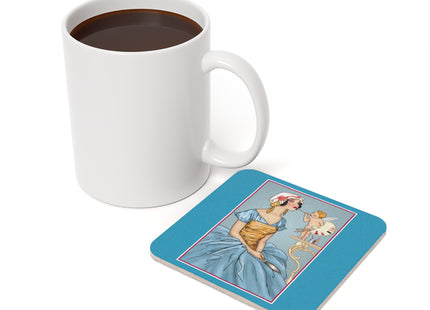 The Enchanting Painter Cork Back Coaster