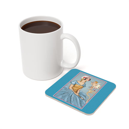The Enchanting Painter Cork Back Coaster