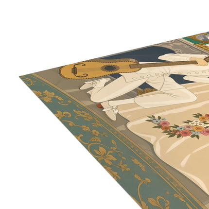 🌹🎸 The Midnight Serenade Postcard Bundles – Art Deco Romantic Elegance