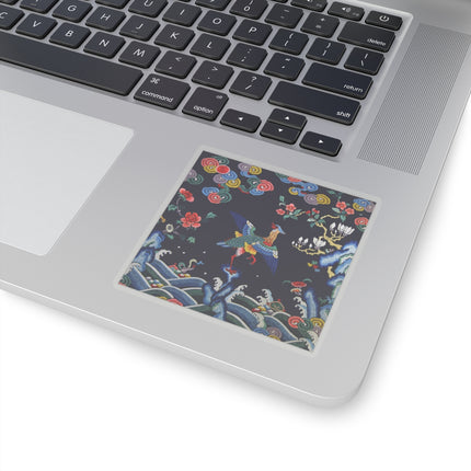 Rank Badge with Mandarin Kiss-Cut Stickers (4 Sizes)