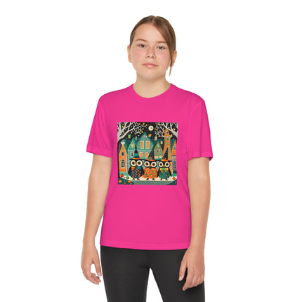 Night of the Trick-or-Treating Owlets Youth Competitor Tee