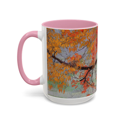 Autumn leaves by Edward Okuń Colorful Mugs (11oz, 15oz)