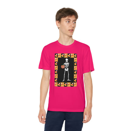 Candy Corn Skeleton Youth Competitor Tee