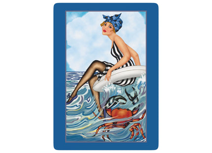 Playful Waves and Fashion Follies Playing Cards