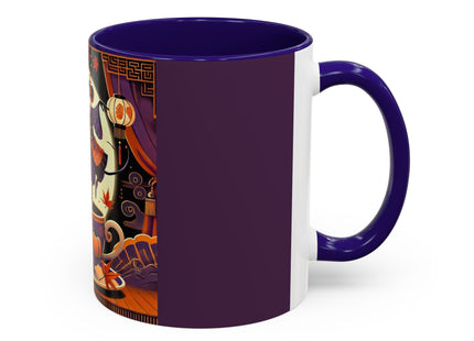 Theatrical Halloween Mice on Teacup Colorful Mugs (11oz, 15oz)
