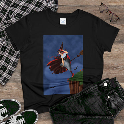The Enchanted Witch Women's Midweight Cotton Tee