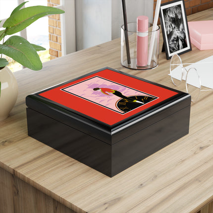 Woman Waiting for her Beloved at 1:59 by Kobayashi Kaichi Jewelry Box
