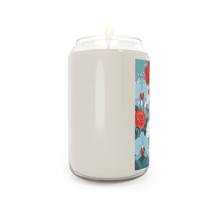 ❤️🌸 The Garden Of Hearts Scented Soy Candle – Art Deco Floral Romance