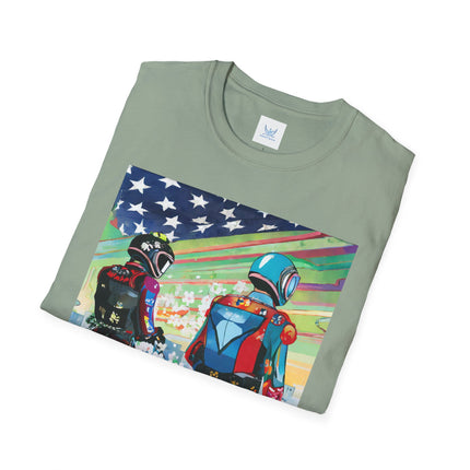 NSA Cyber Punk Computer Hacking Team Softstyle T-Shirt