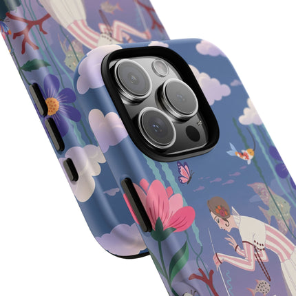 🐠🌸 The Enchanted Aquarium Garden Phone Case – Art Deco Underwater Fantasy