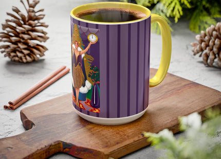Countdown to Christmas Elegance Colorful Mugs (11oz, 15oz)