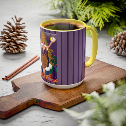 Countdown to Christmas Elegance Colorful Mugs (11oz, 15oz)
