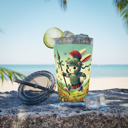 Rabbit Gladiator Sunsplash Tumbler with Straw, 16oz
