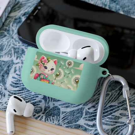 Geisha Kitten and the Dandelion Wish AirPods and AirPods Pro Case
