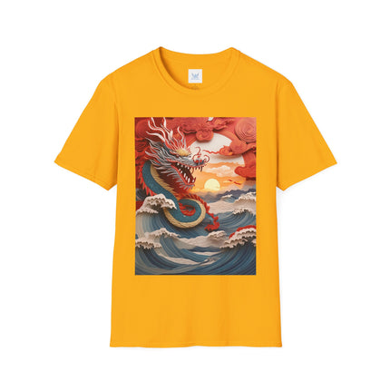Stormbound Dragon Garment-Dyed T-shirt Softstyle T-Shirt