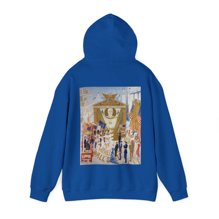 The Cathedrals of Wall Street by Florine Stettheimer Heavy Blend™ Hooded Sweatshirt