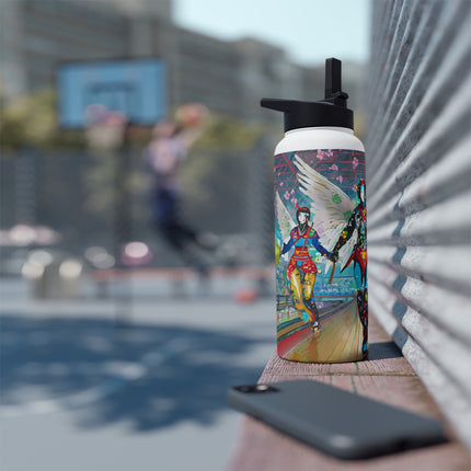 Samurai Robot Angels Stainless Steel Water Bottle