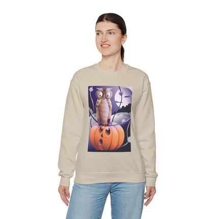The Startled Pumpkin Unisex Heavy Blend™ Crewneck Sweatshirt