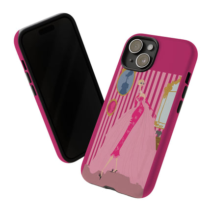 Lady in Pink Phone Case – Graceful Sophistication