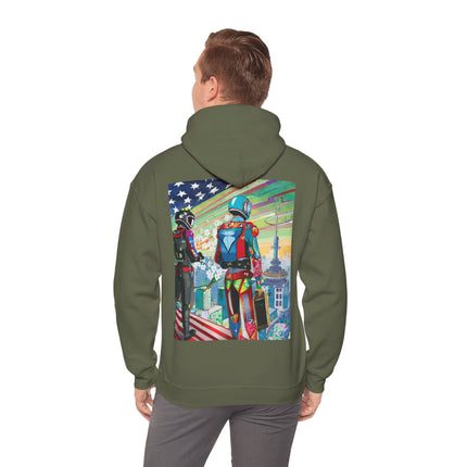 NSA Cyber Punk Computer Hacking Team – Heavy Blend™ Hooded Sweatshirt