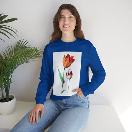 Tulip by Anselmus Boëtius de Boodt Heavy Blend™ Crewneck Sweatshirt