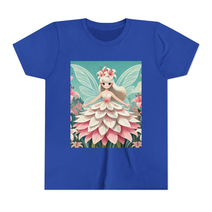 Lily Fairy in Bloom Youth Short Sleeve Tee