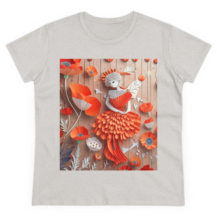 Poppy Fairy Women's Midweight Cotton Tee