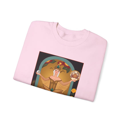 June & Pearl, Alexandrite (from the Gem Series) by Sofia Chiostri Heavy Blend™ Crewneck Sweatshirt