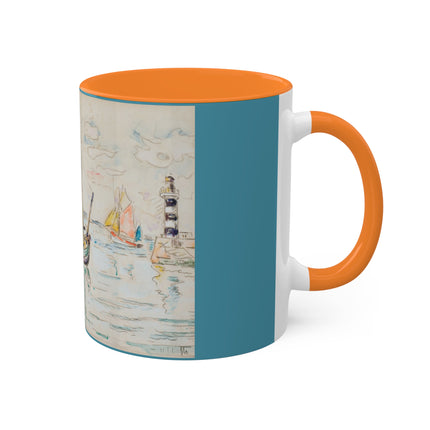 Groix by Paul Signac Colorful Mugs, 11oz