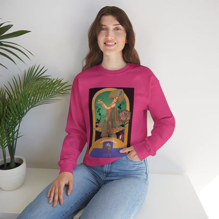 October & Opal, Tourmaline (from the Gem Series) by Sofia Chiostri Heavy Blend™ Crewneck Sweatshirt