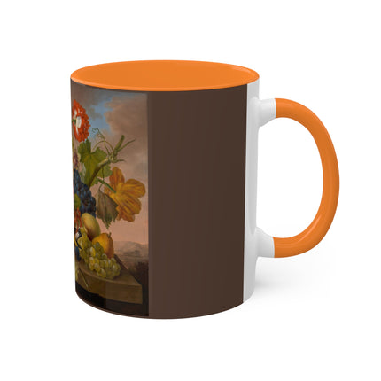 Floral Still Life by Franz Xaver Petter Colorful Mugs, 11oz