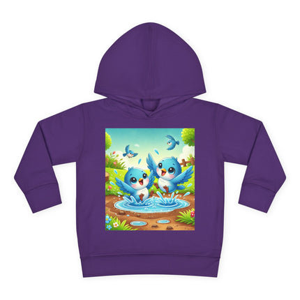 Bluebird Playtime Toddler Pullover Fleece Hoodie
