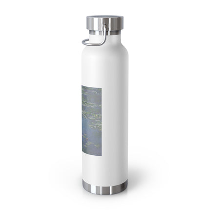 Water Lilies by Claude Monet Copper Vacuum Insulated Bottle, 22oz