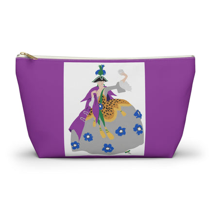Masquerade Marquise Cosmetic Bag – Art Deco Glamour & Carnival Mystique