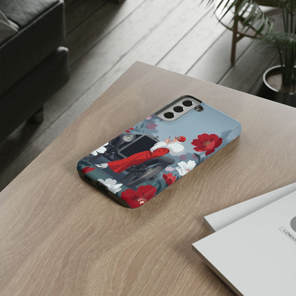 🚗🌺 The Lady Of The Grand Touring Car Phone Case – Art Deco Motoring Elegance