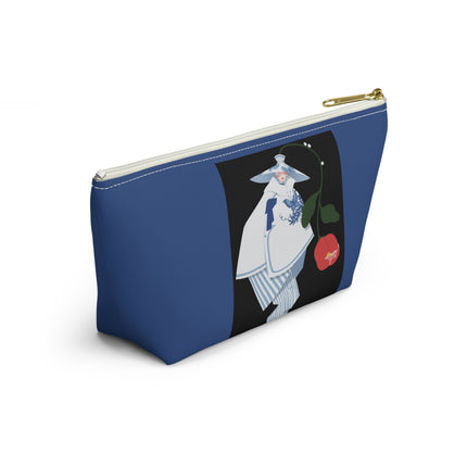 Blue & White Porcelain Geisha Cosmetic Bag – Quiet Elegance & Timeless Grace