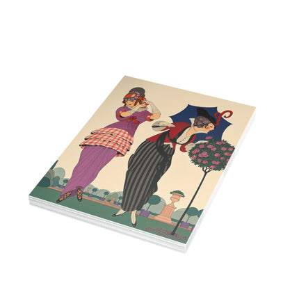 🌹☂️ The Ladies Of The Rose Garden Postcard Bundles – Art Deco Fashion Whimsy