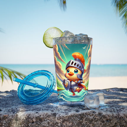 Valiant Duck Sunsplash Tumbler with Straw, 16oz